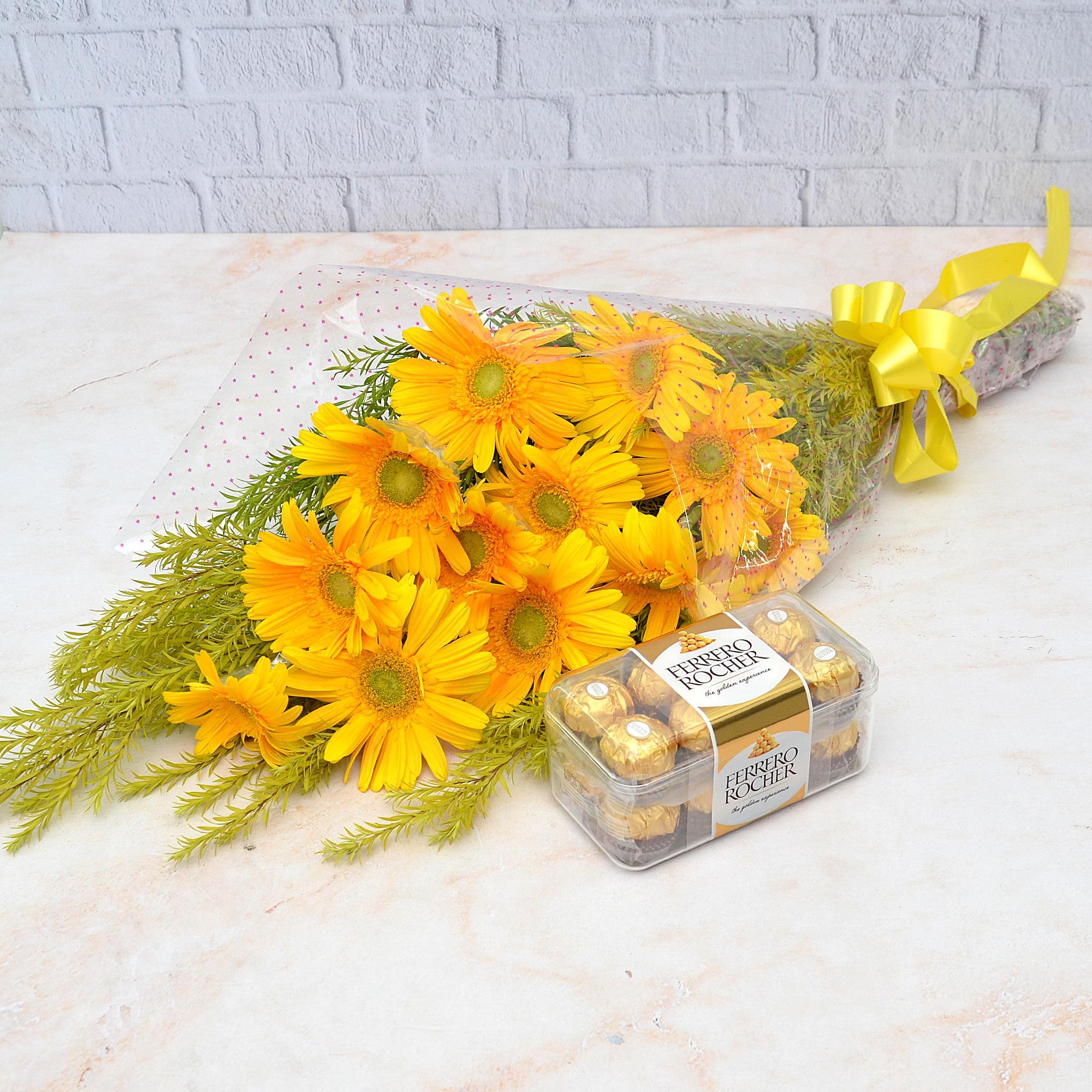 Gerbera & Ferrero Rocher