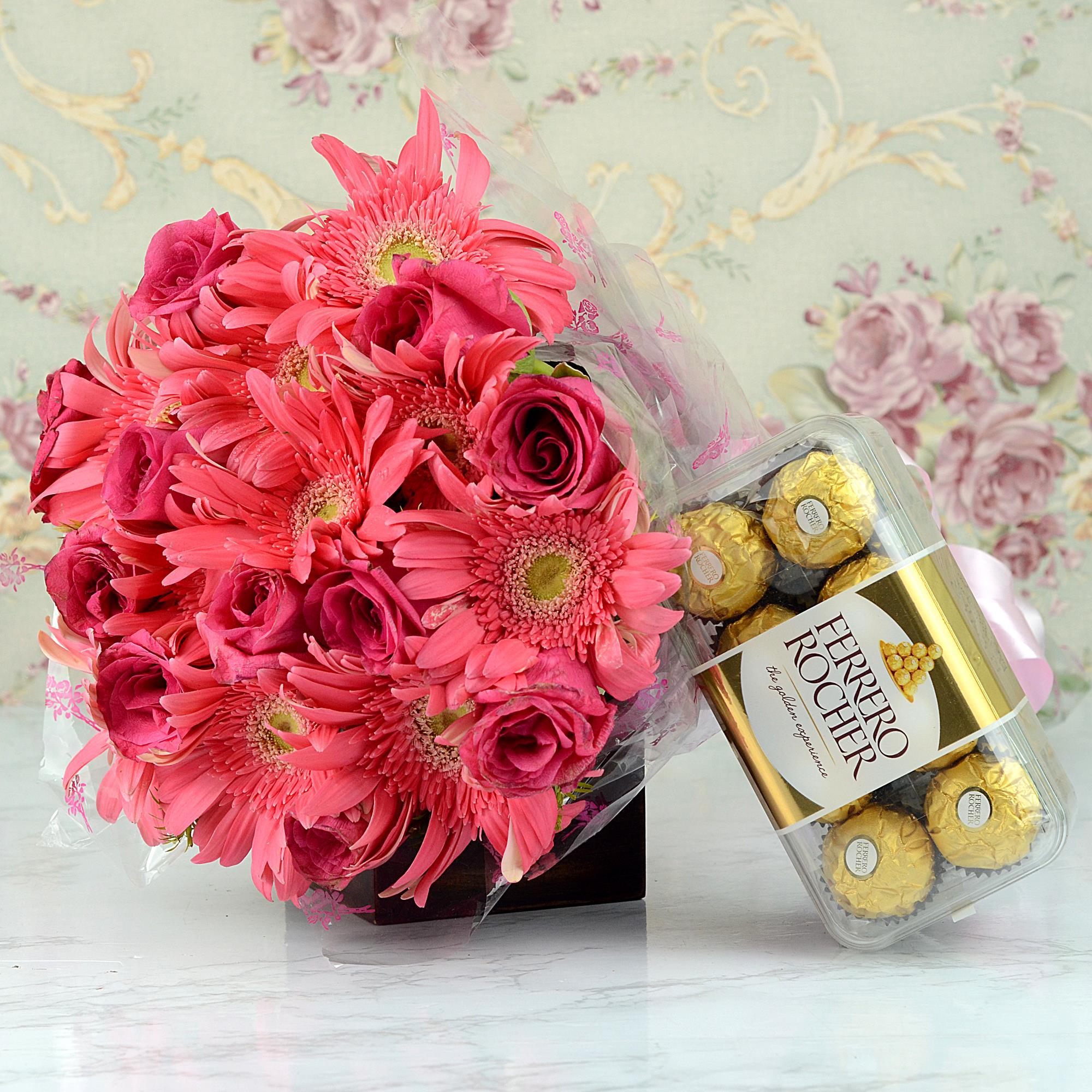 Ferrero & Flowers Bouquet 