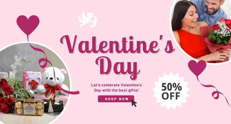 Send Valentine Premium Gifts | Order Valentine Gifts Online | Frinza
