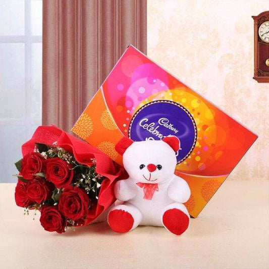 Celebrating with You - Gift Combo - YuvaFlowers