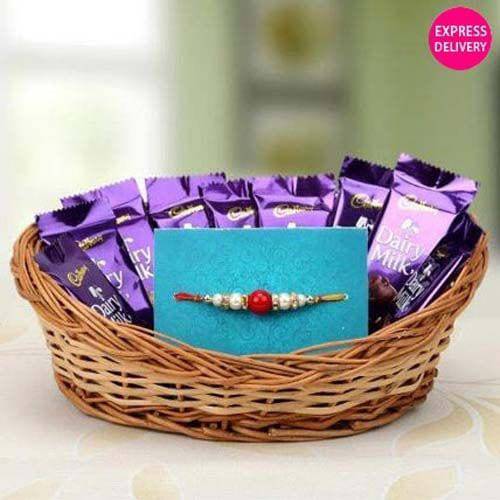 Chocolate Basket Full Of Love - YuvaFlowers