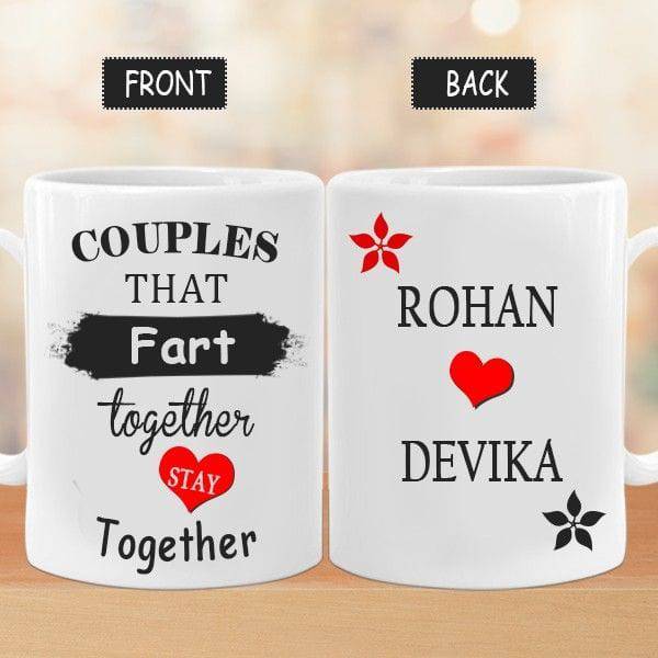 Couples Stay Together Mug - YuvaFlowers