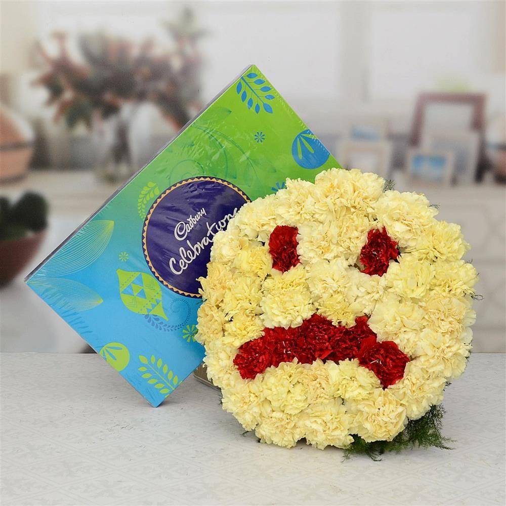 Feeling Sorry Flower With Cadbury Celebration - YuvaFlowers