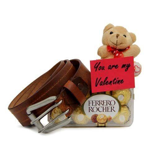 Ferrero Rocher N Belt For Valentine - YuvaFlowers