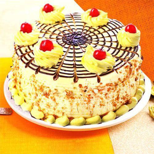 Half kg Affable Butterscotch Cake - YuvaFlowers