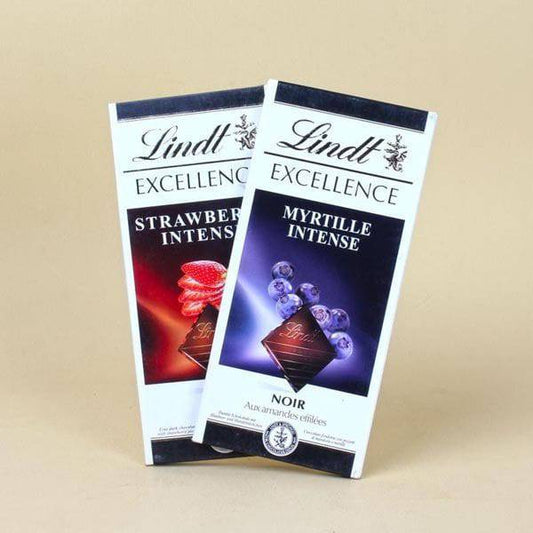 Lindt Excellence Myrtille Intense with Lindt Excellence Strawberry - YuvaFlowers