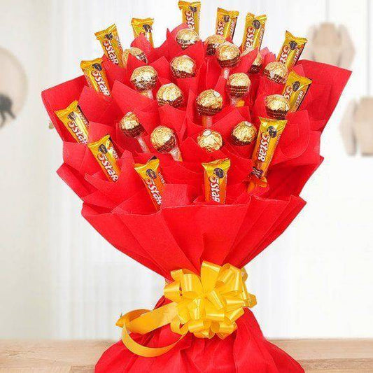 Mega Choco Bouquet - YuvaFlowers