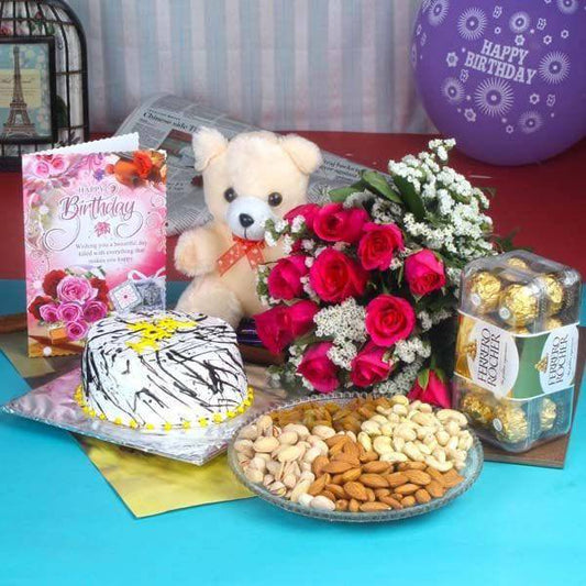 Perfect Birthday Gift Hamper - YuvaFlowers