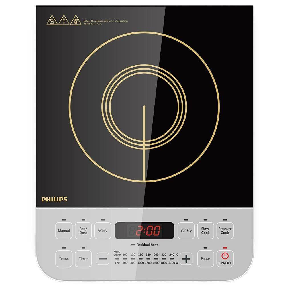 Philips Viva Collection 2100-Watt Induction Cooktop HD4928/01 - YuvaFlowers