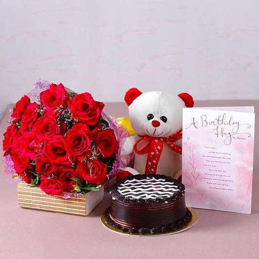 Romantic Birthday Combo - YuvaFlowers