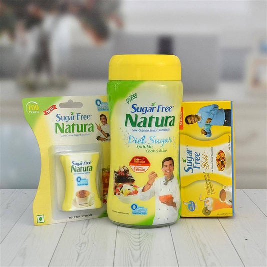 Sugar Free Natura Diet Hamper - YuvaFlowers