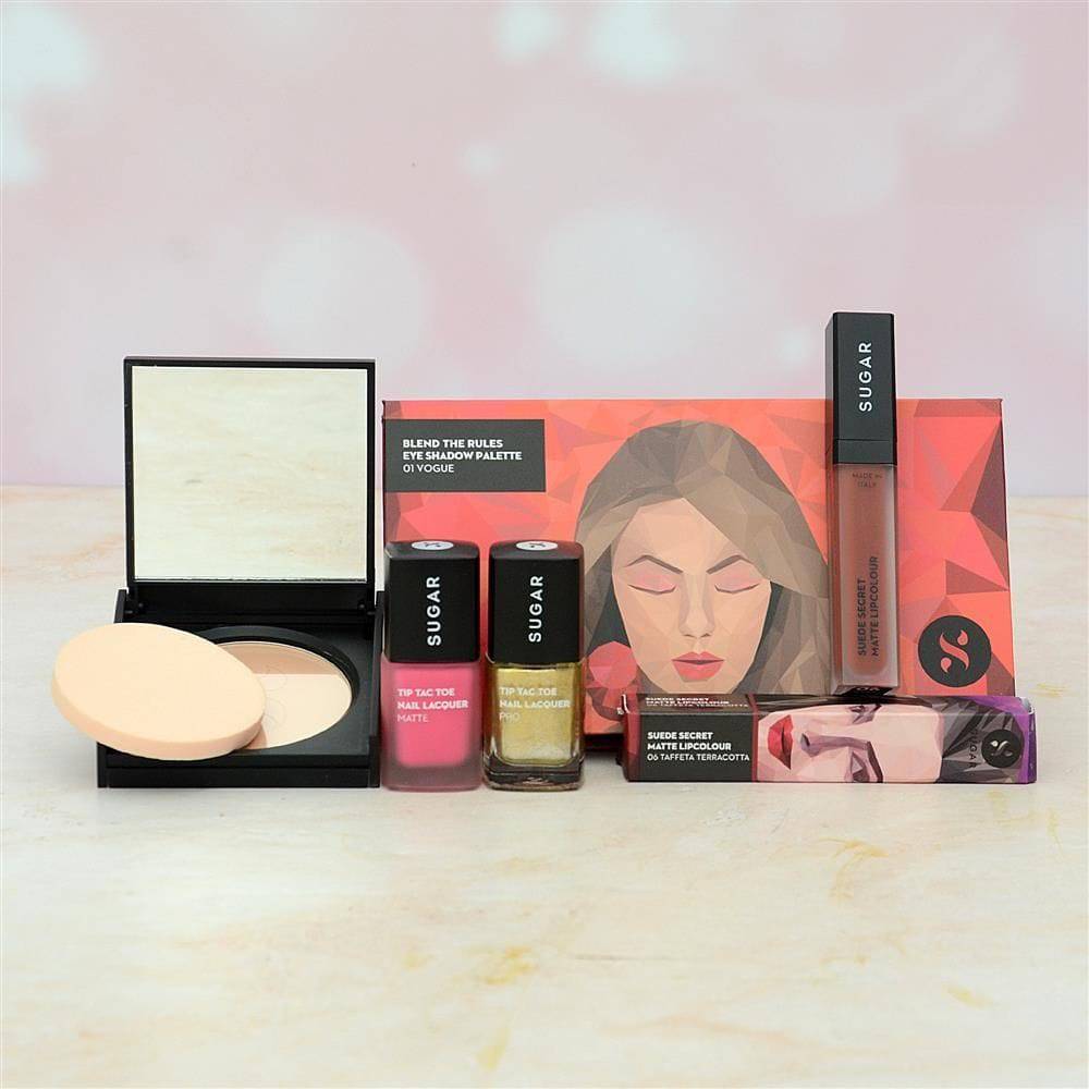 SUGAR Mini Cosmetics Gift Set - YuvaFlowers