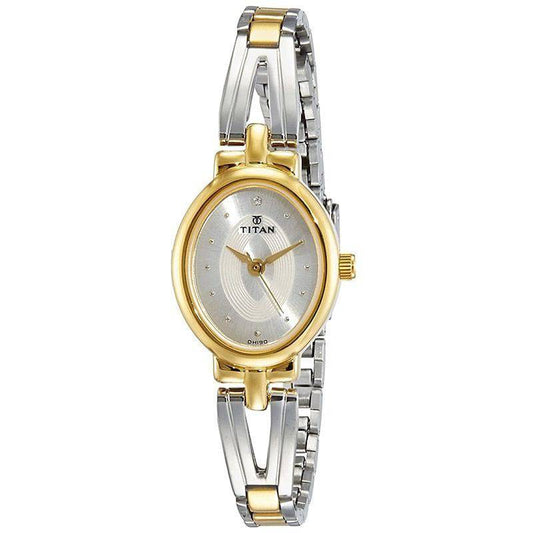 Titan Analog Golden Dial Women's Watch - YuvaFlowers